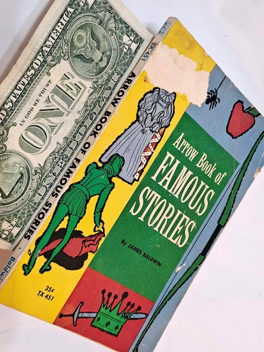 Arrow Book of Famous Stories compiled by James Baldwin (TX 451 Scholastic PB)